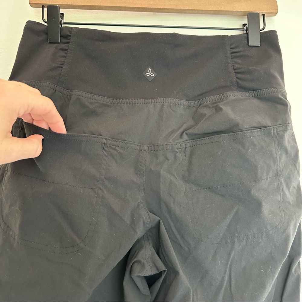 prAna Summit Joggers Black Size Medium Women’s Active Hiking Pants Athleisure - Picture 7 of 12